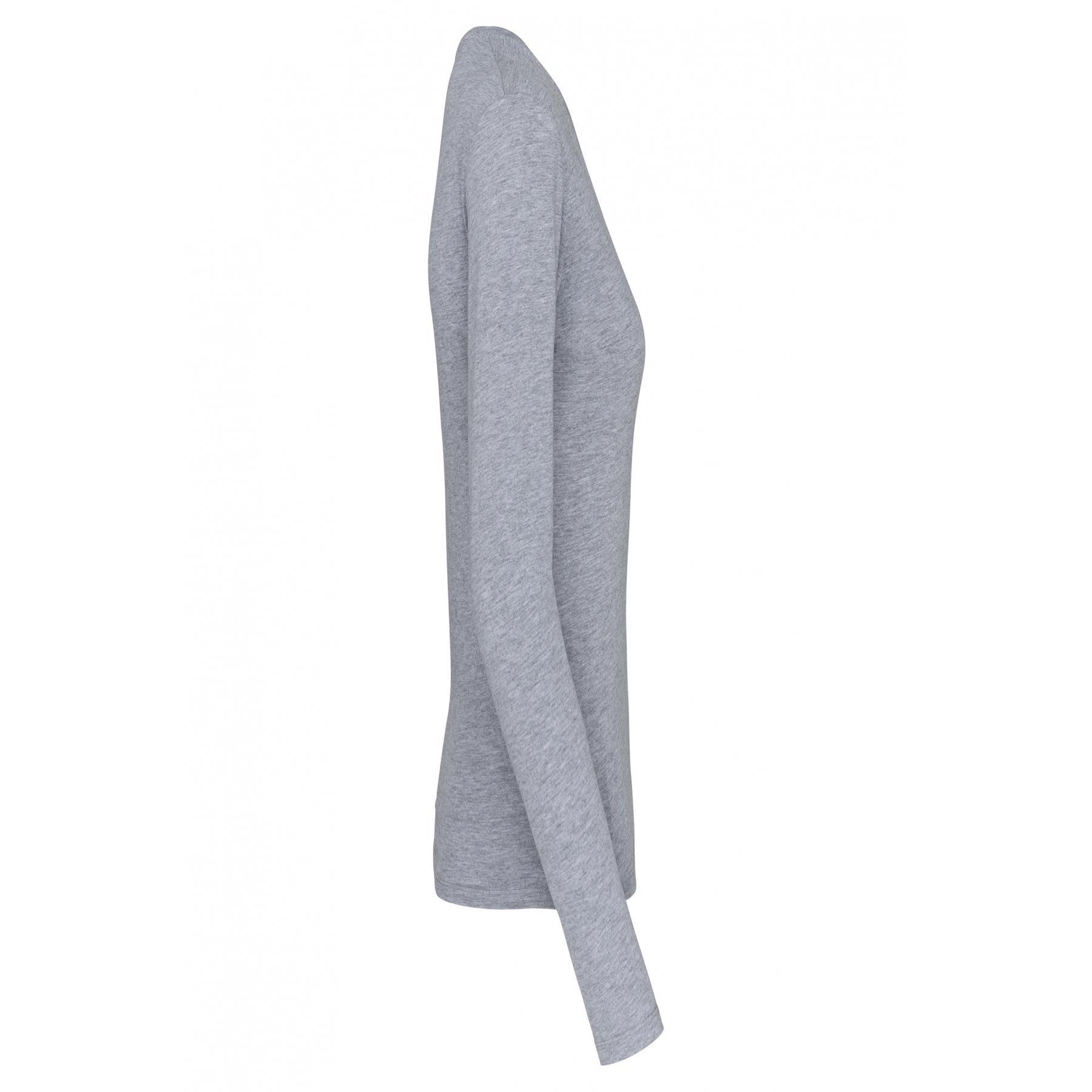 Women's long-sleeved T-shirt Kariban Col V 3/4
