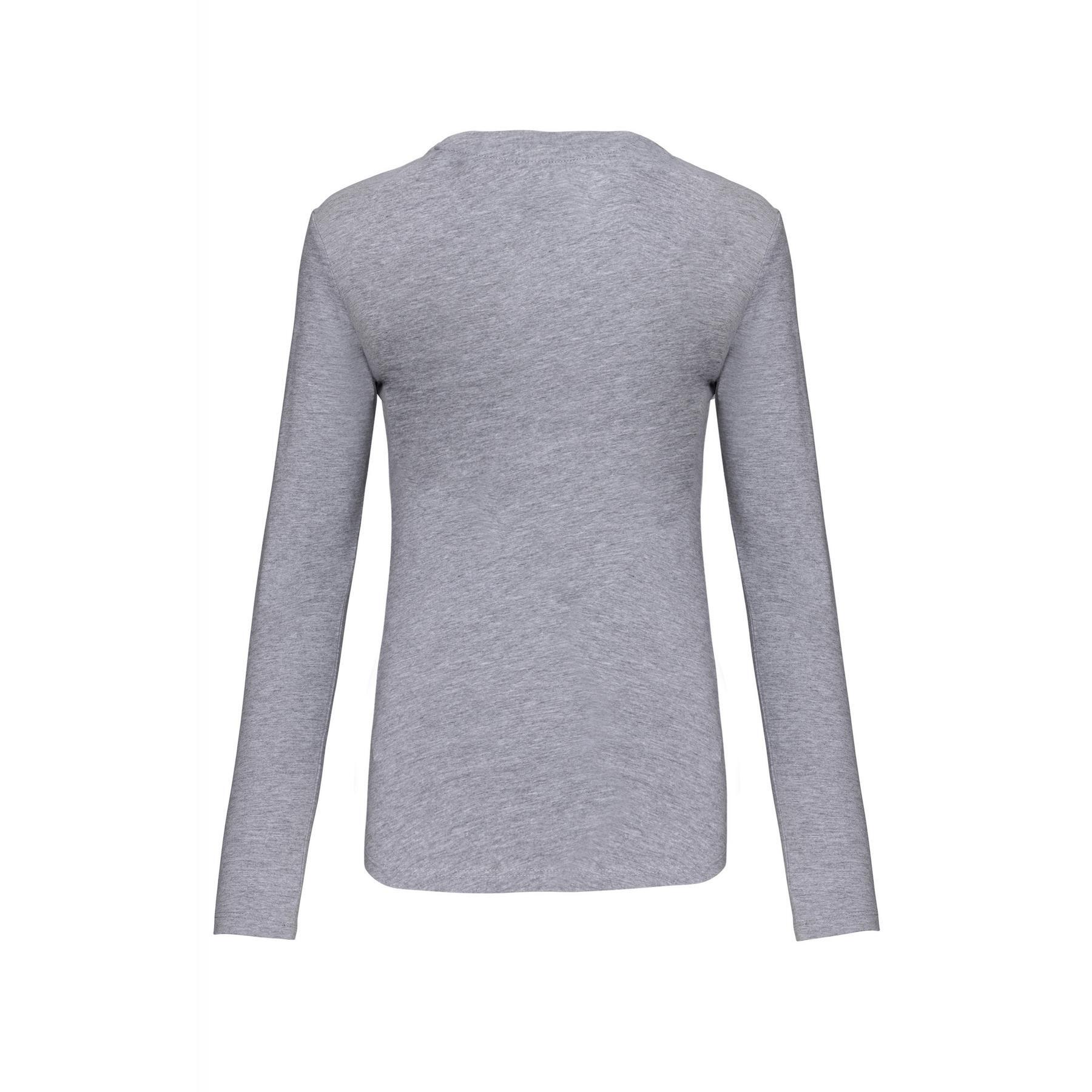 Women's long-sleeved T-shirt Kariban Col V 2/4