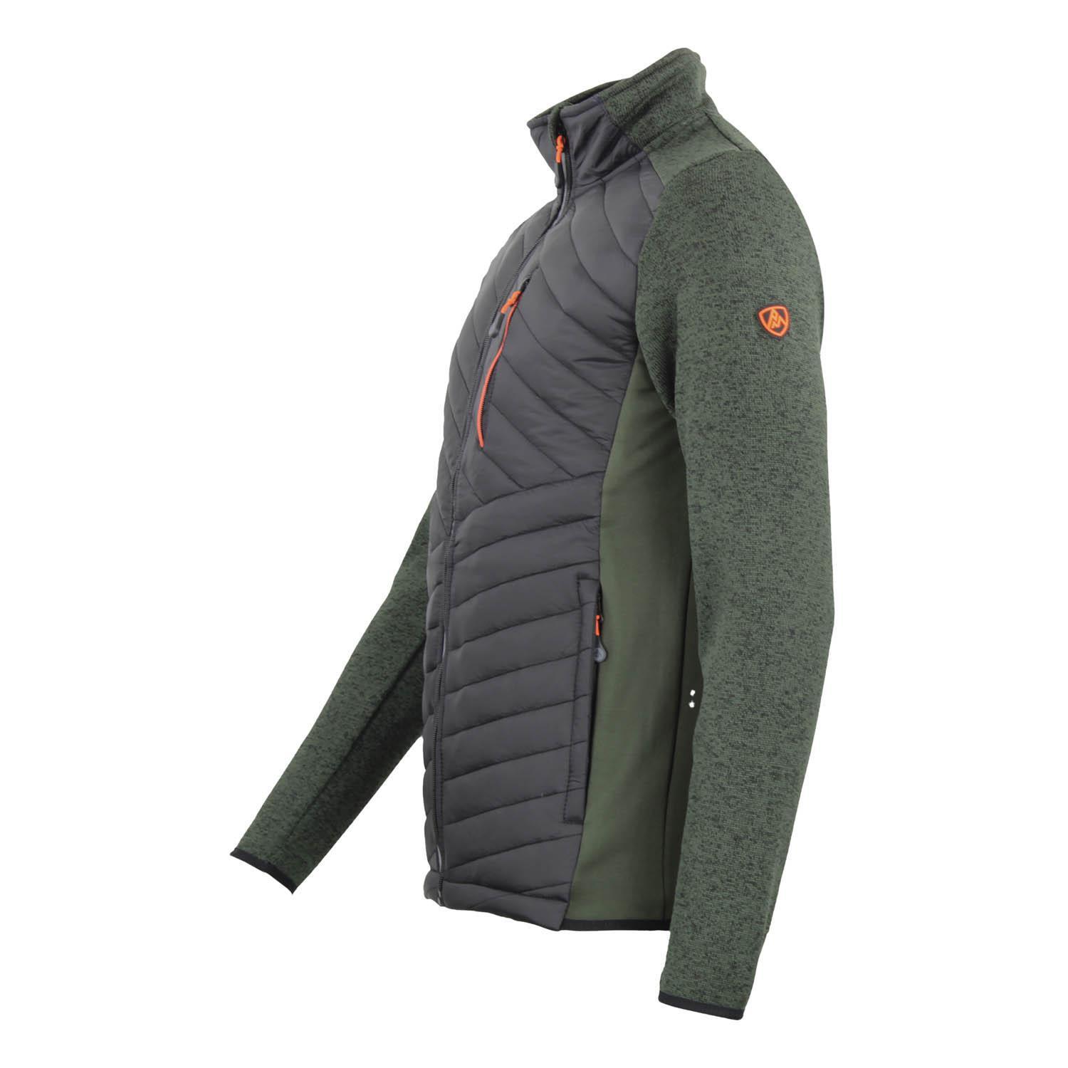 Fleece jas met gewatteerde inzetten Peak Mountain Chacha 3/5