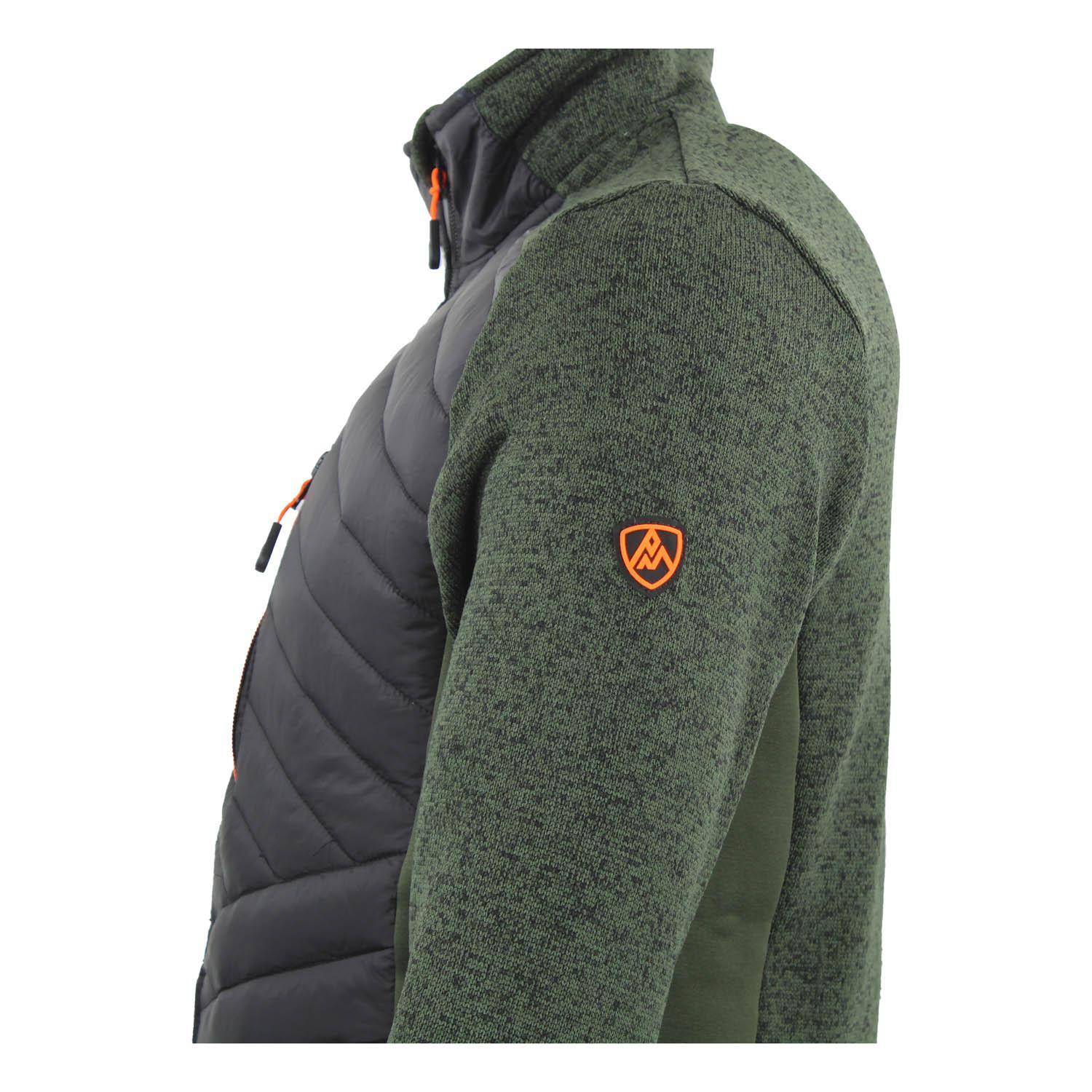 Fleece jas met gewatteerde inzetten Peak Mountain Chacha 5/5