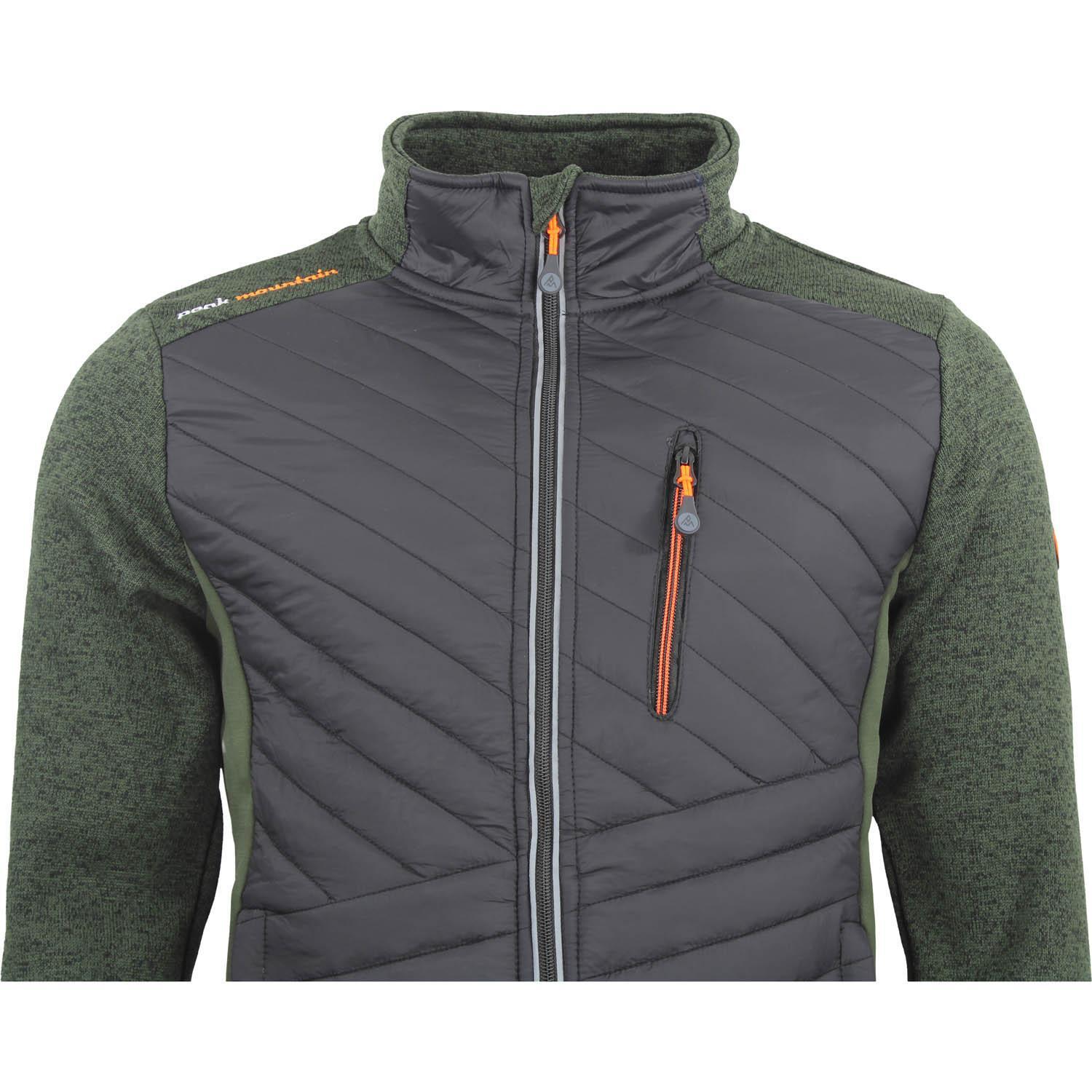 Fleece jas met gewatteerde inzetten Peak Mountain Chacha 4/5