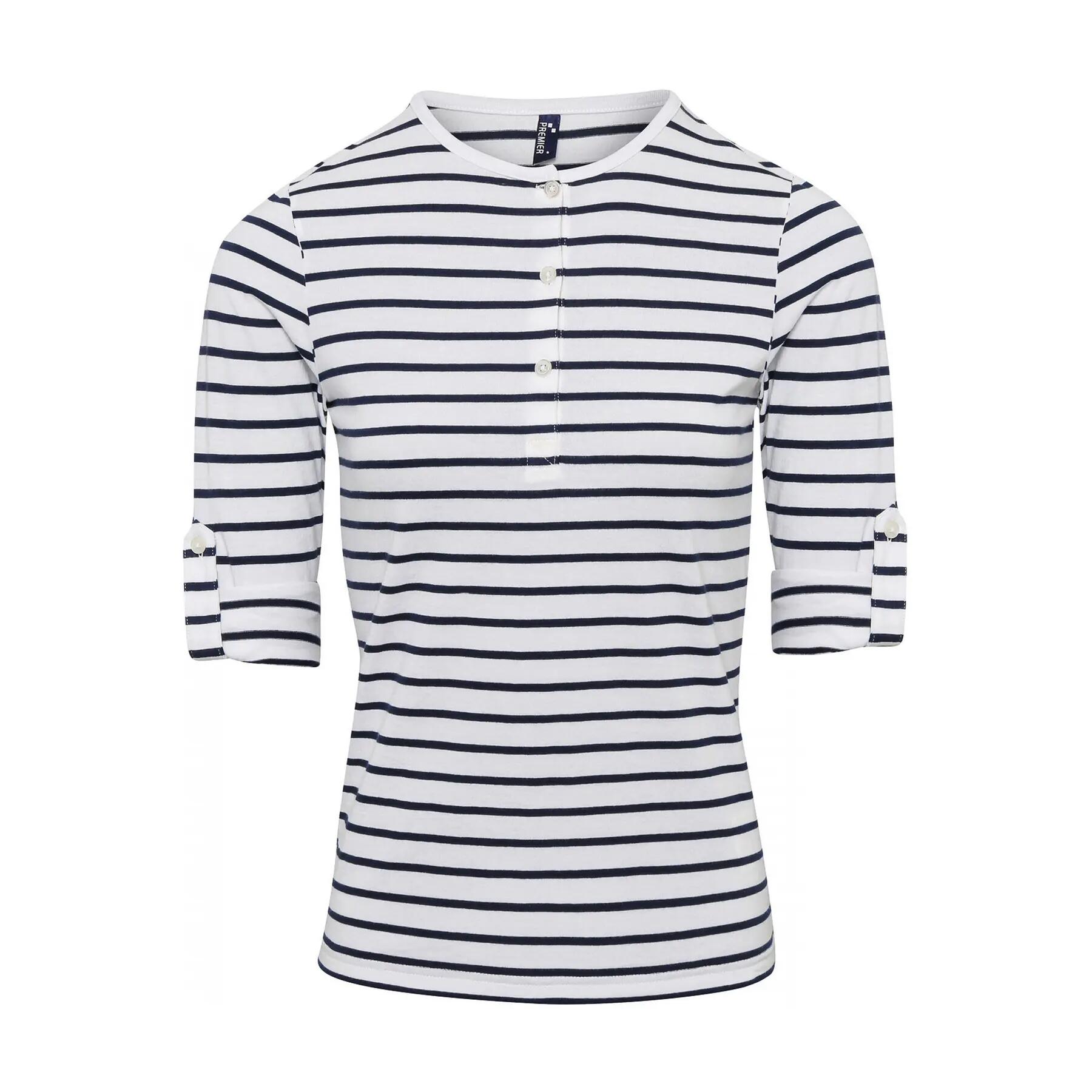 Dames-T-shirt met lange mouwen Premier Long John 2/4