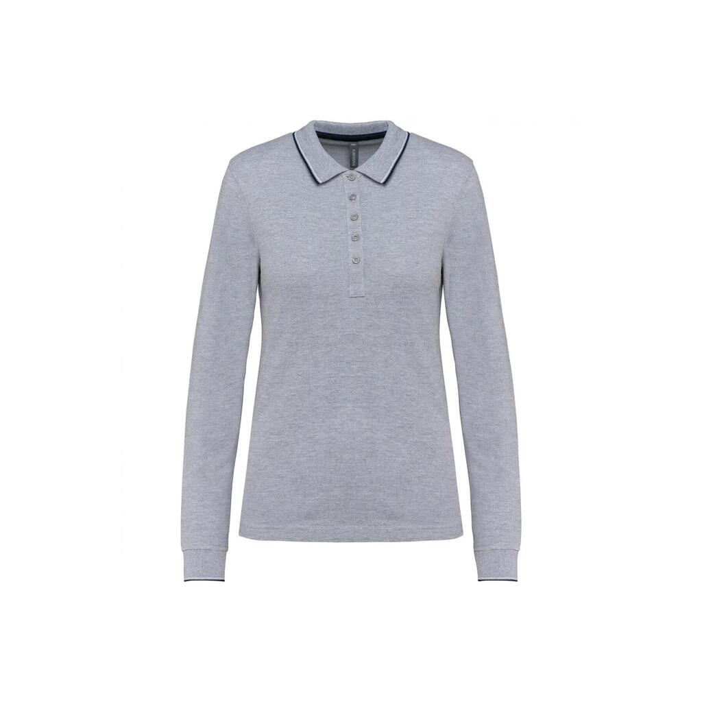 Women's long-sleeved pique polo shirt Kariban