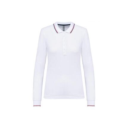 Polo maille piquée manches longues Femme Kariban