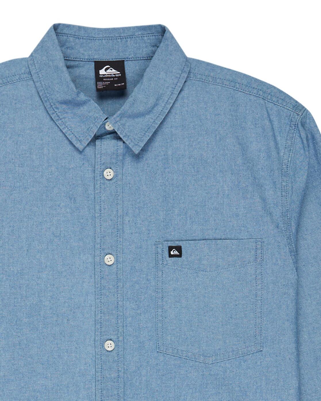 Chemise manches longues YOSEMITE CHAMBRAYLS Bleu Homme 3/3
