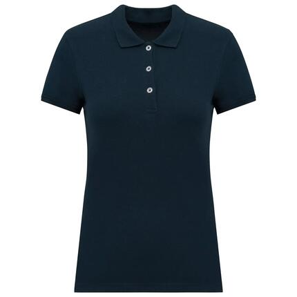 Piqué-Poloshirt, Damen Kariban