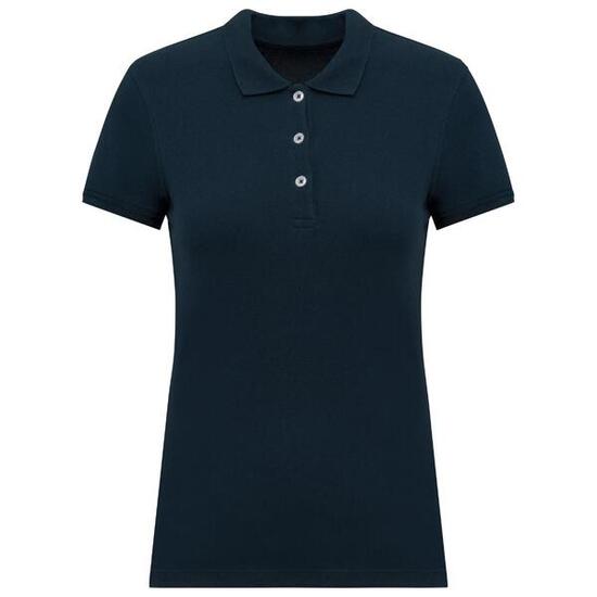 Piqué-Poloshirt, Damen Kariban