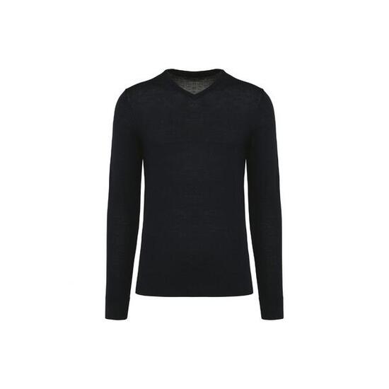 Merino-Pullover mit V-Ausschnitt Kariban Premium