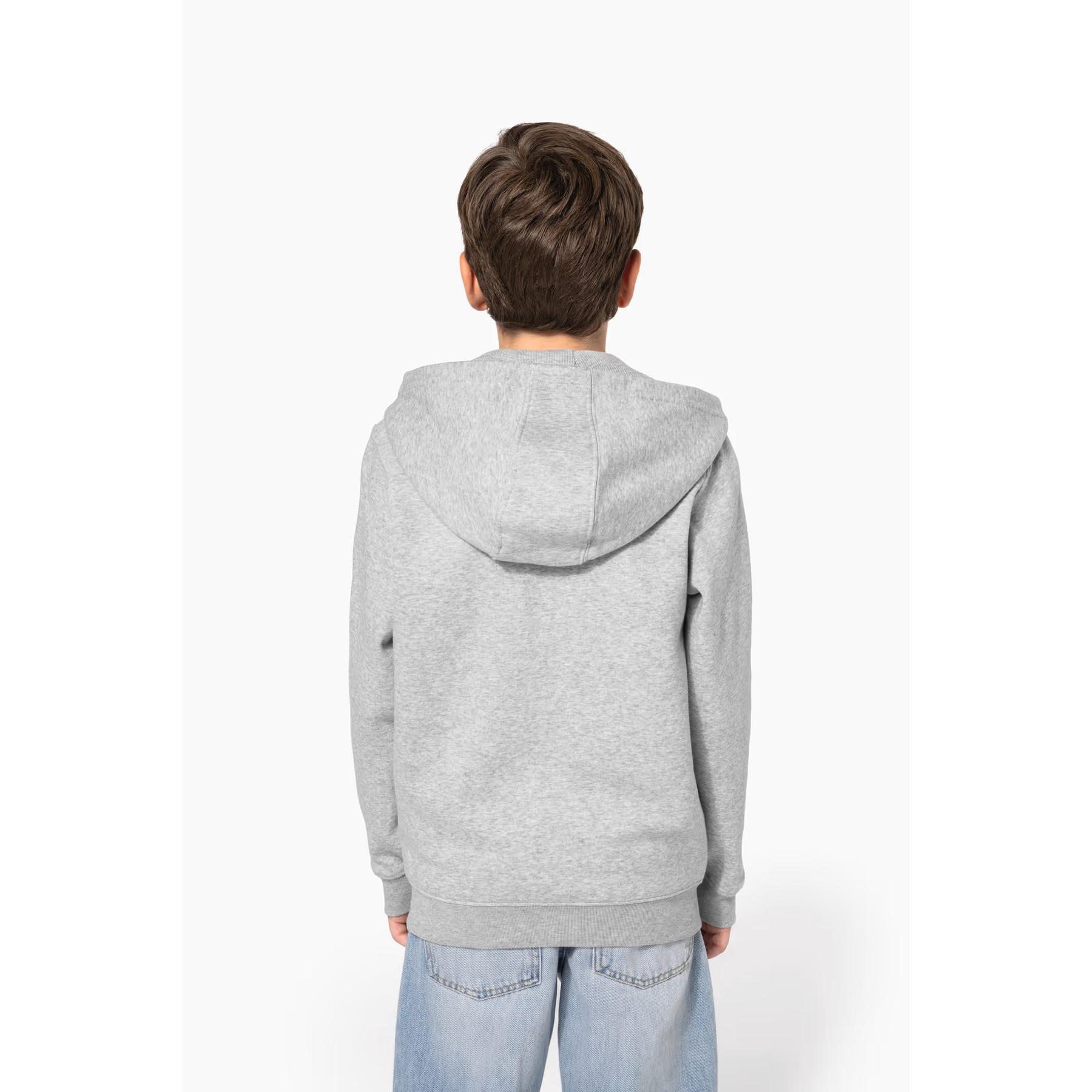 Sweatshirt à capuche zippé enfant Kariban 4/5