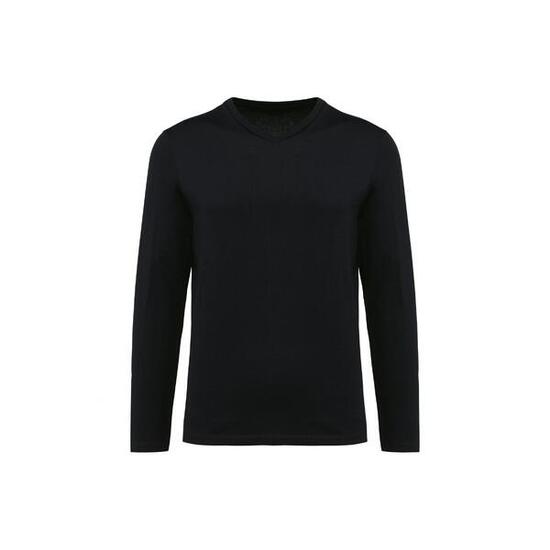 T-shirt manches longues suprima col V Kariban Premium