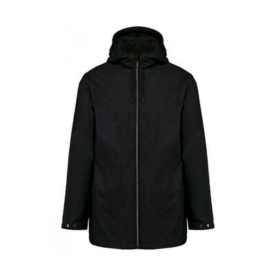 Waterdichte jas met capuchon en microflanellen voering kariban