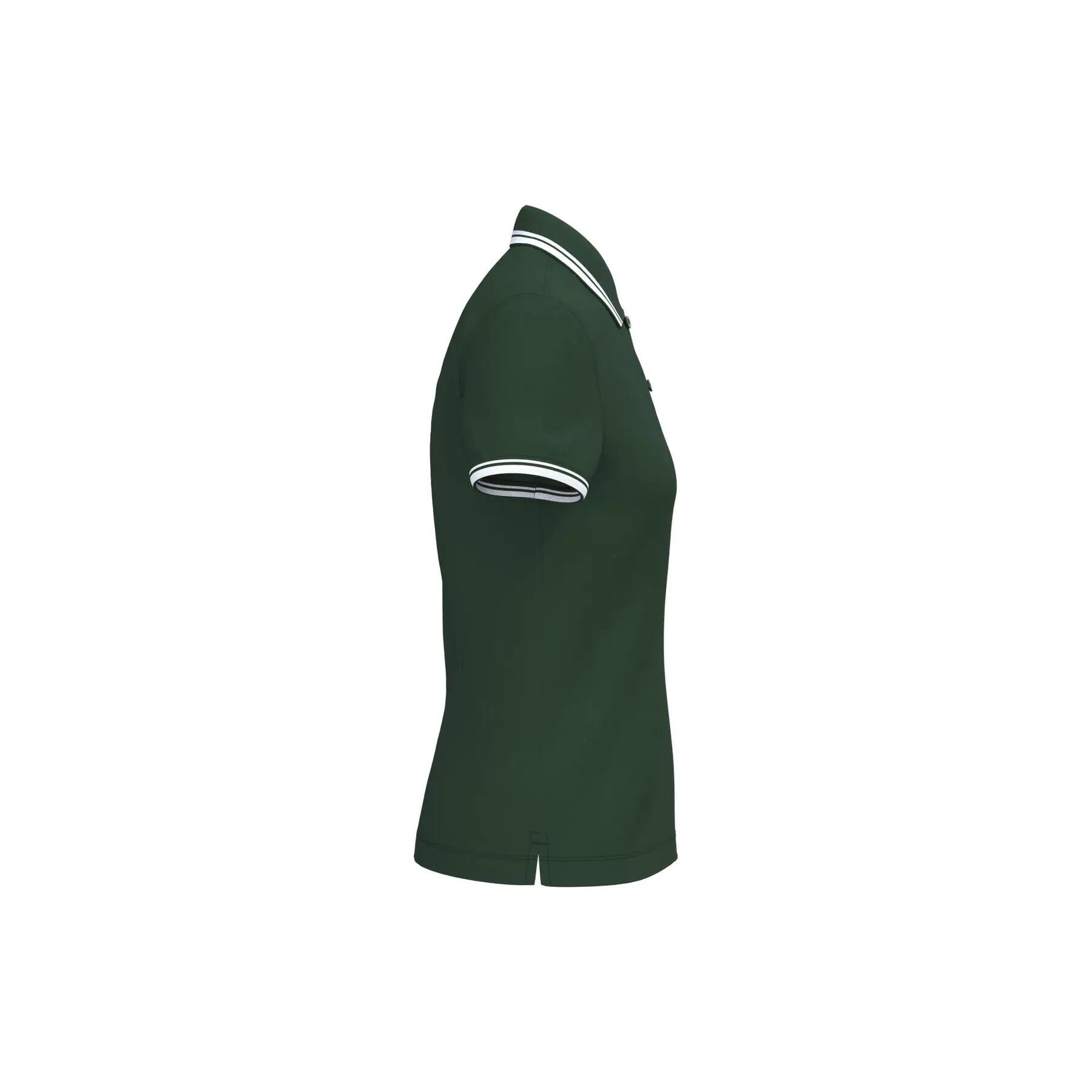 Poloshirt voor dames met contrasterende biesjes Kariban 2/3