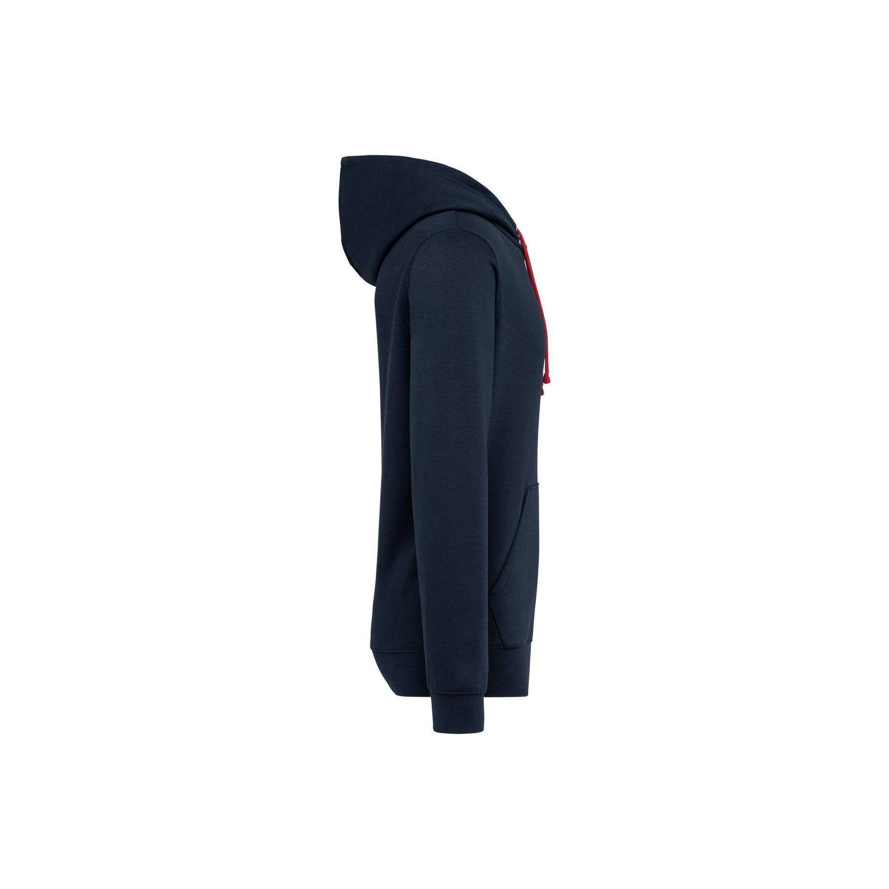 Sweatshirt mit gemusterter, kontrastierender Kapuze Kariban 3/3