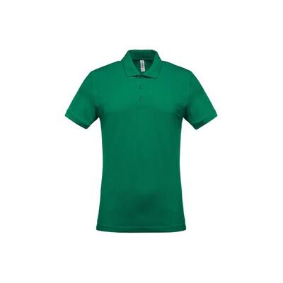 Polo met korte mouwen kariban piqué