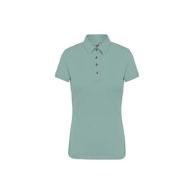 Korte mouw vrouwen polo kariban jersey