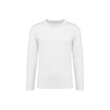 T-shirt manches longues suprima col V Kariban Premium