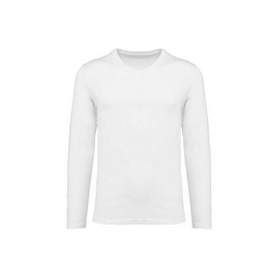 T-shirt manches longues suprima col V Kariban Premium