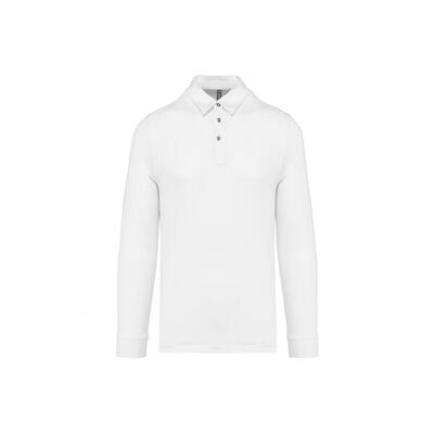 Jersey polo met lange mouwen kariban