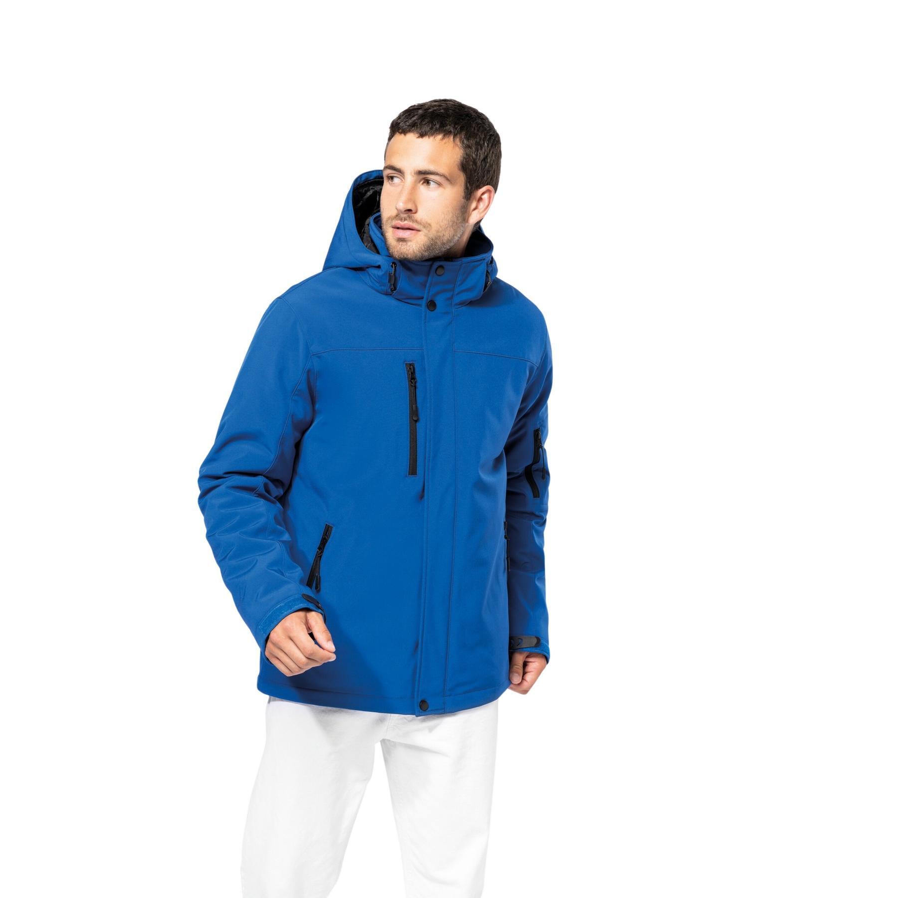 Fleece-gefütterte Softshelljacke mit Kapuze Kariban 4/7