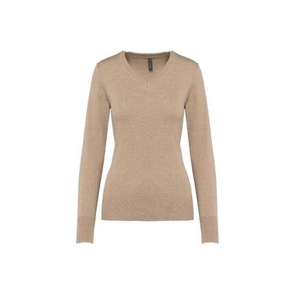 Pull col V femme Kariban