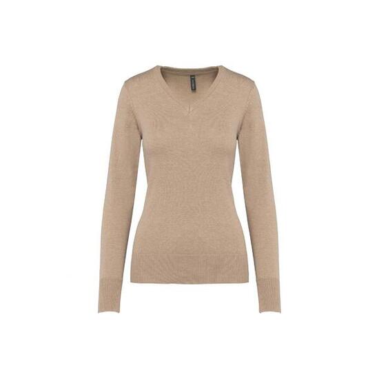 Pull col V femme Kariban