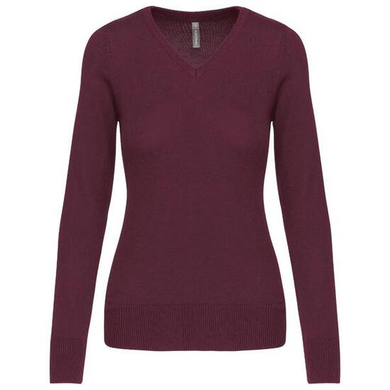 Pull col V femme Kariban