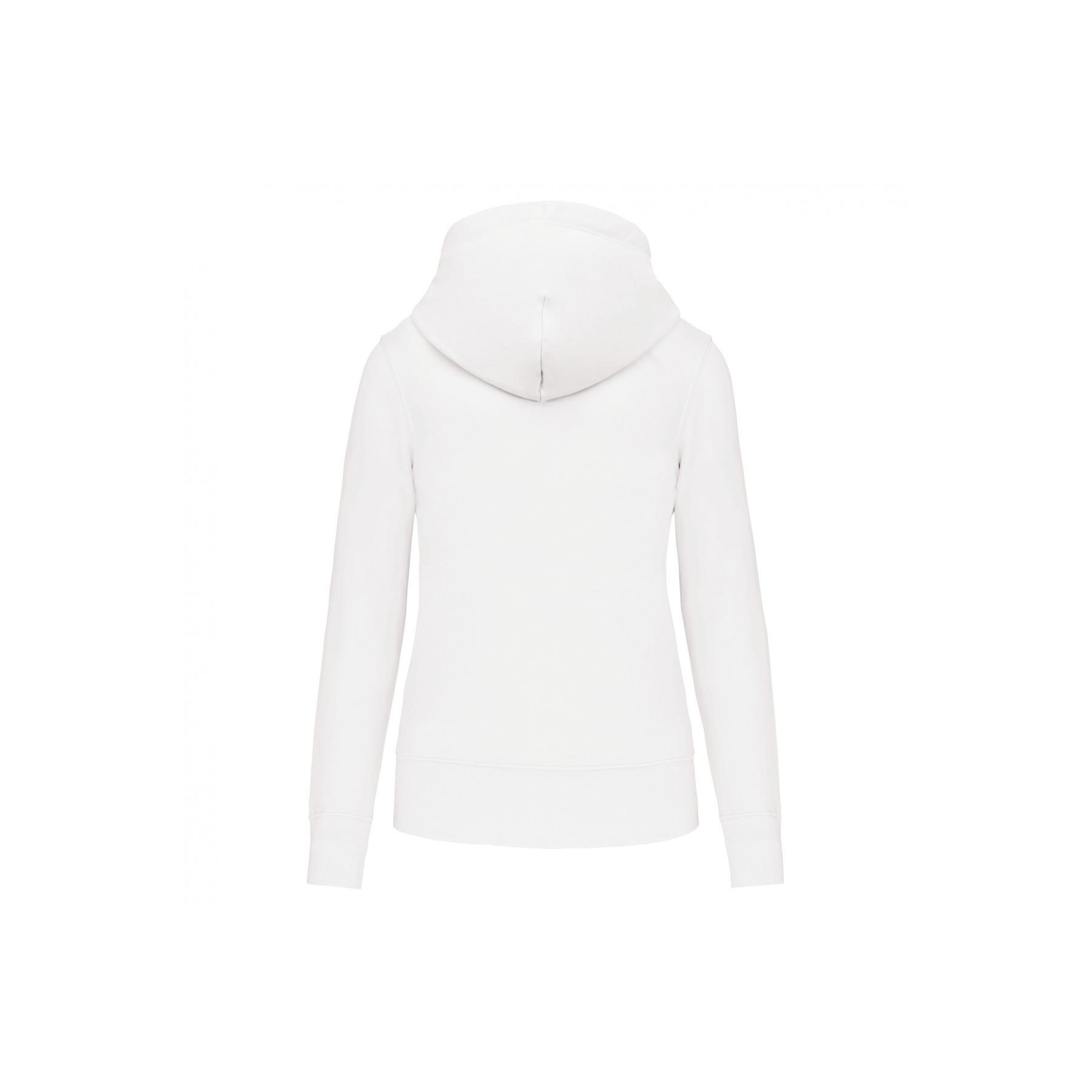 Sweatshirt à capuche écoresponsable zippé Femme Kariban 3/3