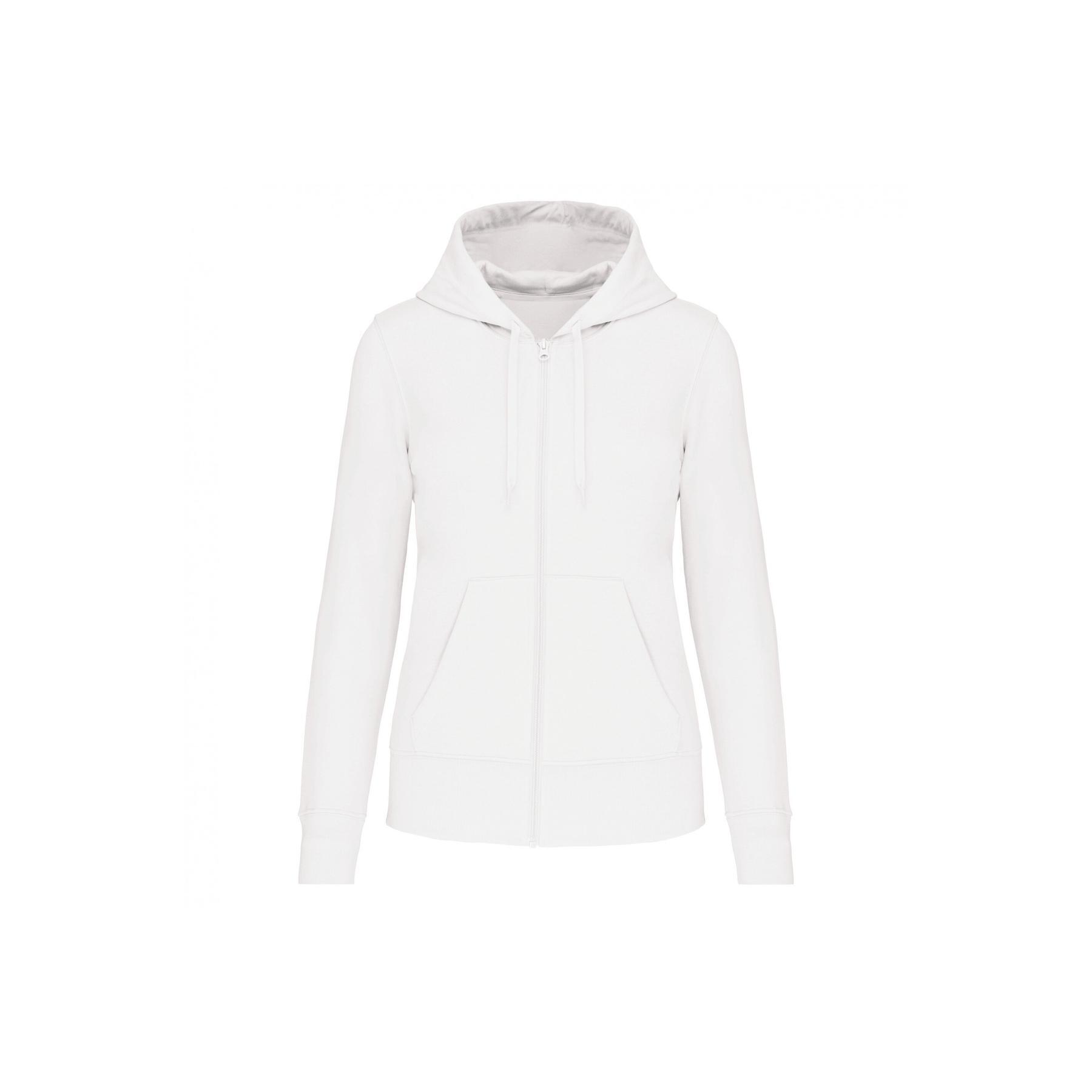 Sweatshirt à capuche écoresponsable zippé Femme Kariban 1/3