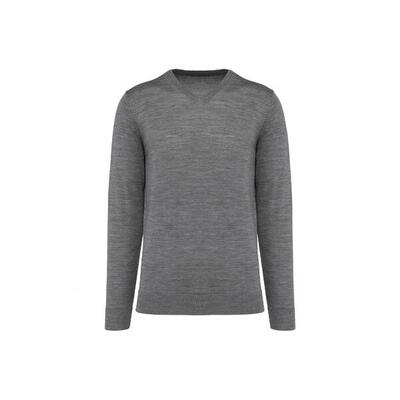 Merino v-hals trui kariban premium
