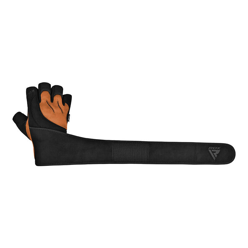 RDX L4 Open Finger Weightlifting Gym Gloves 3/7