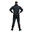 Costum saună RDX H1 cu glugă și fermoar, roșu/negru, 3XL
