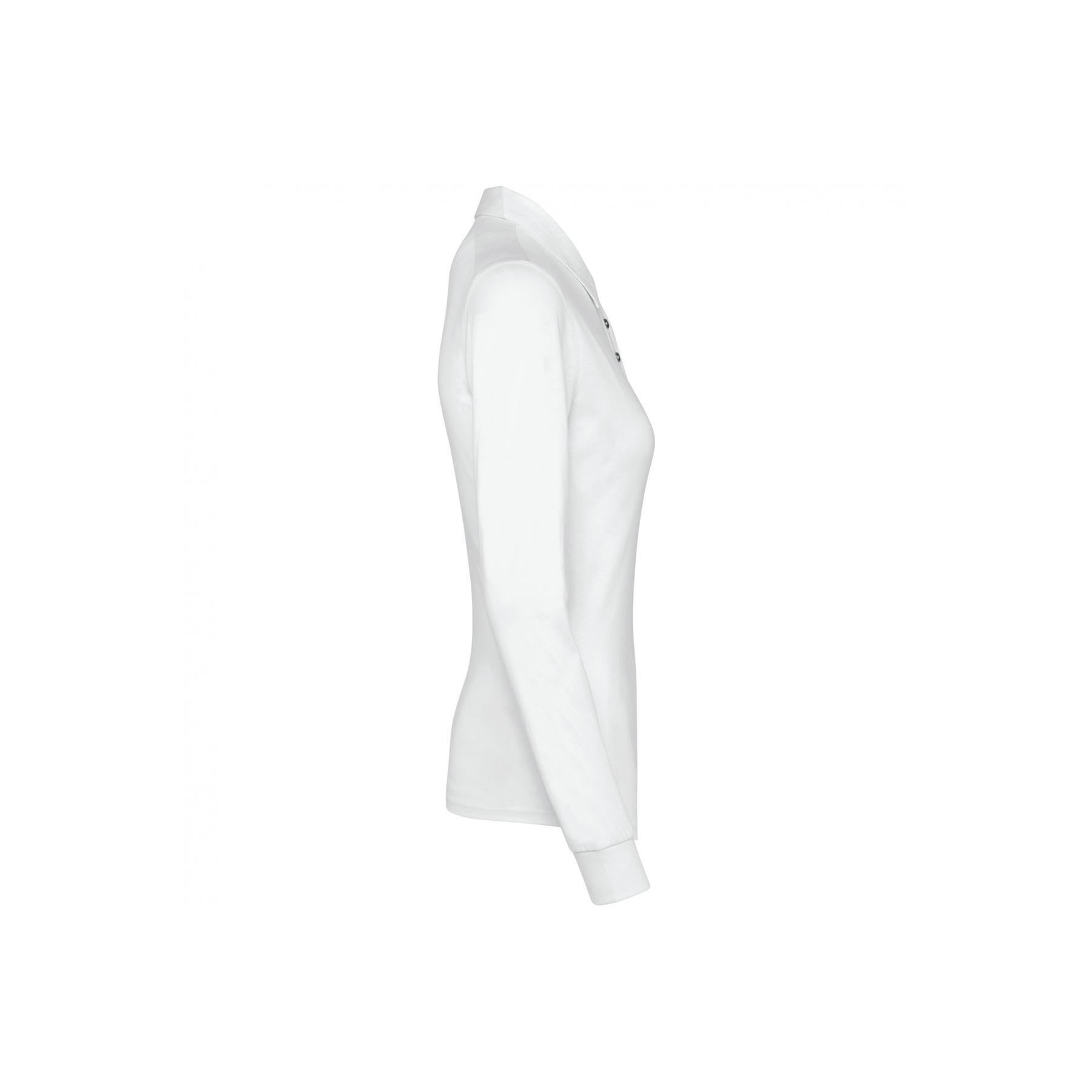 Polo-Shirt aus Jersey langarm, Damen Kariban 3/3