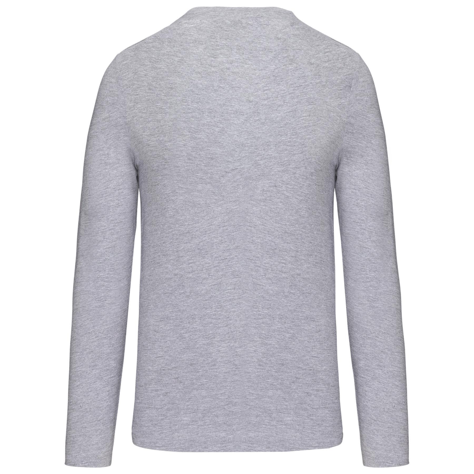 T-shirt Kariban Col V manches longues 2/7