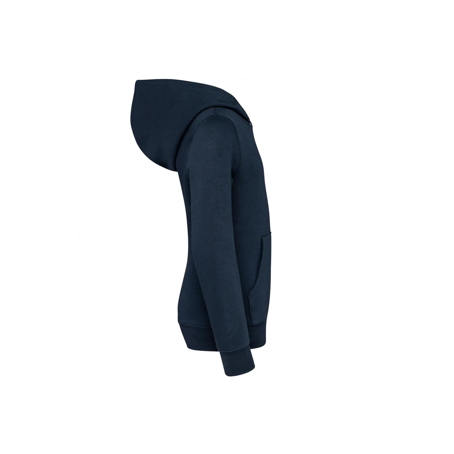 Sweatshirt à capuche contrastée à motifs enfant Kariban 2/3