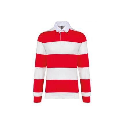 Polo rayé manches longues Kariban