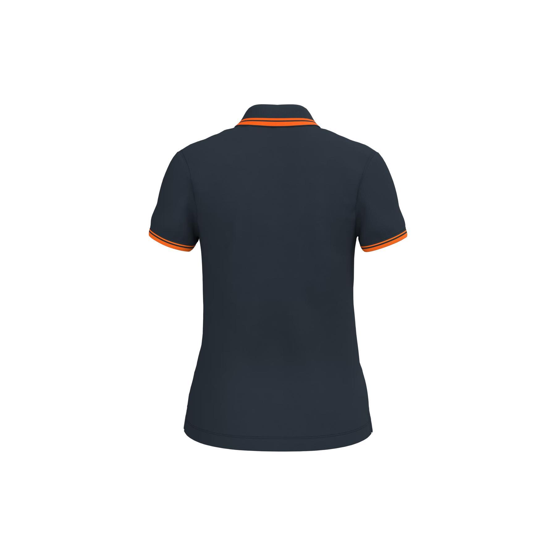 Poloshirt mit kontrastierenden Nähten für Frauen Kariban 3/3