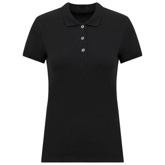 Piqué-Poloshirt, Damen Kariban