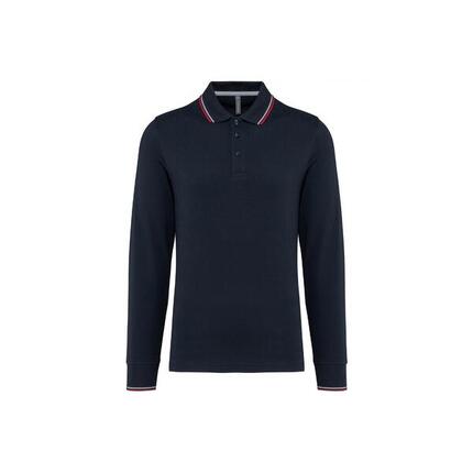 Polo maille piquée manches longues Kariban