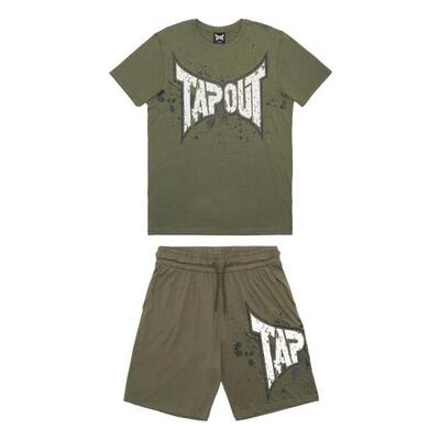 Tapout heren t-shirt & shortset regular fit dunlab