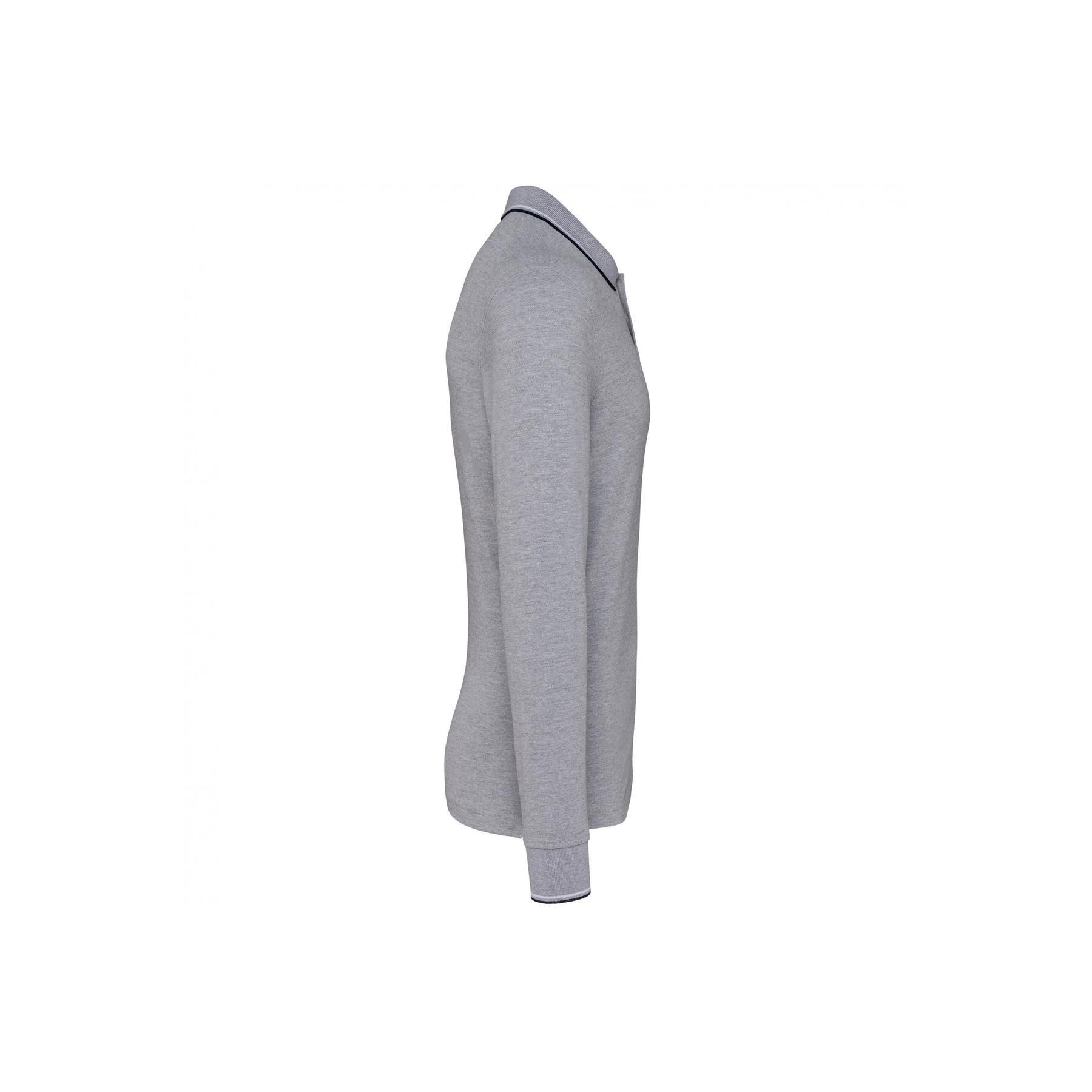 Polo maille piquée manches longues Kariban 3/3