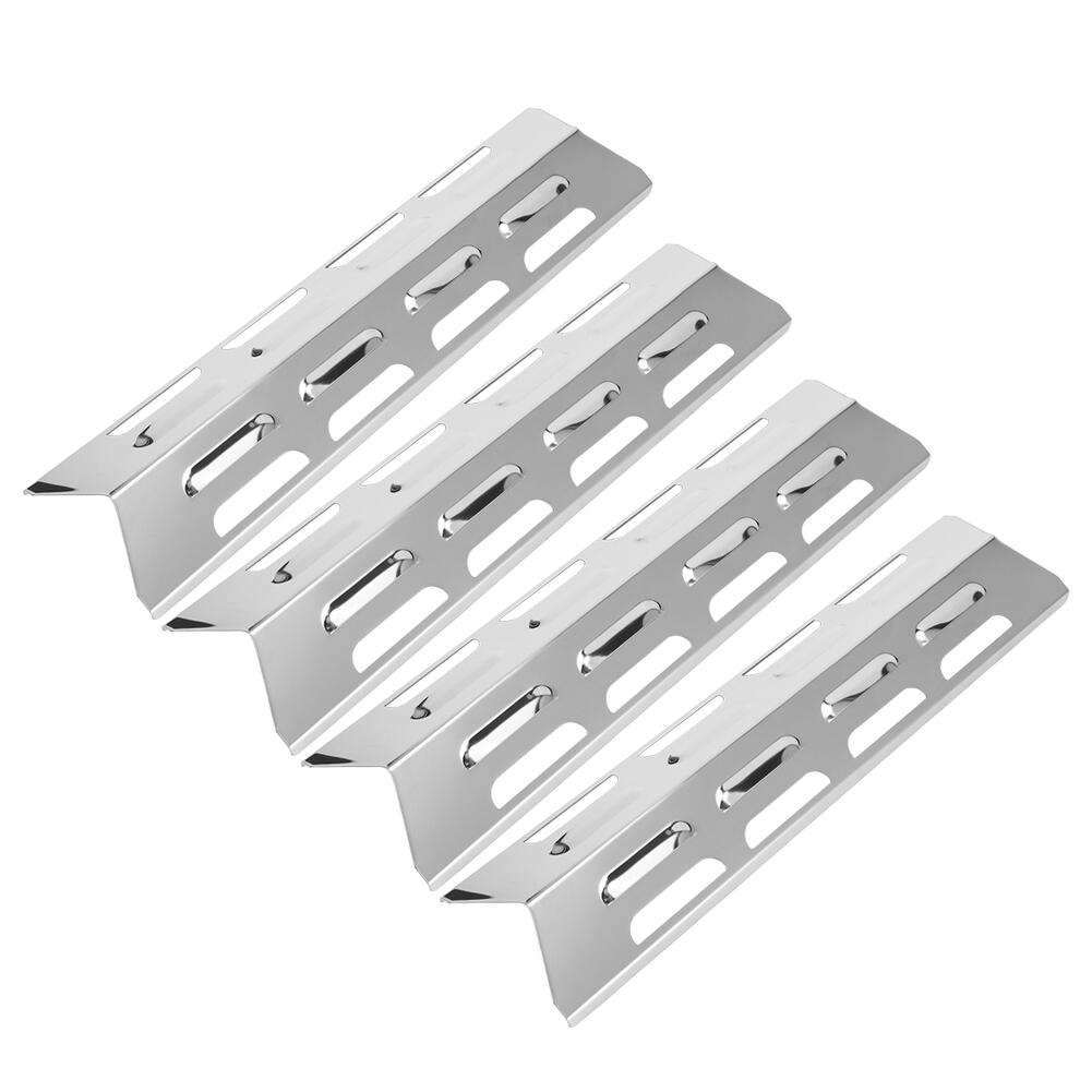 4PCS Stainless Steel Grill Burner Heat Plates