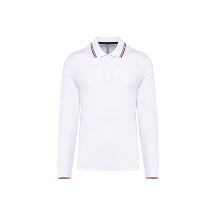 Polo maille piquée manches longues Kariban