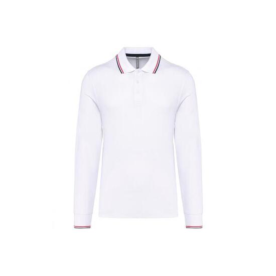 Polo maille piquée manches longues Kariban
