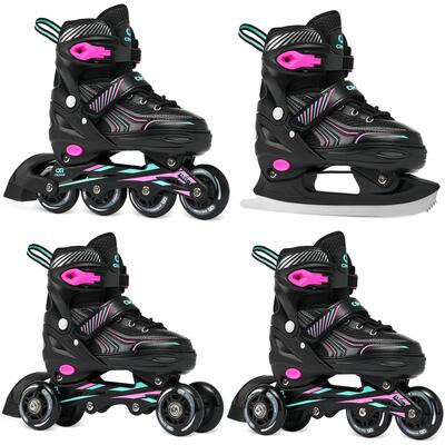 Verstelbare rolschaatsen 4in1 optima