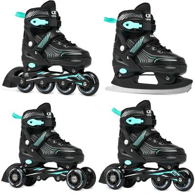 Verstelbare rolschaatsen 4in1 optima