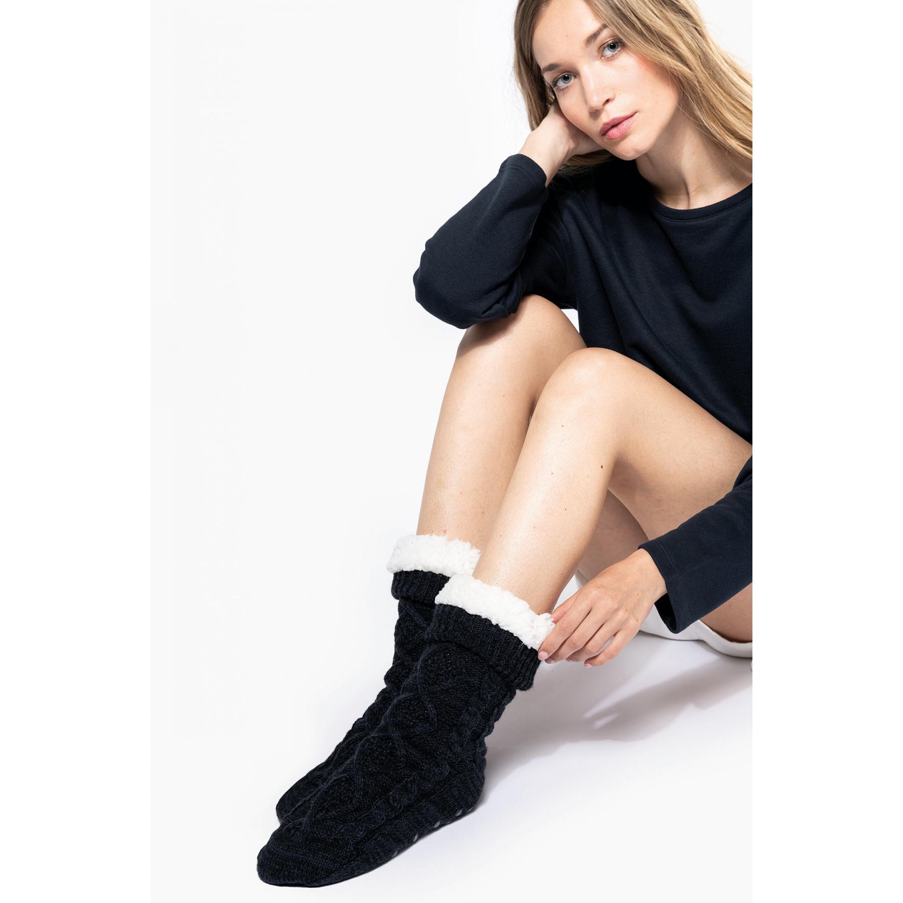 Gefütterte Lounge-Socken Kariban sherpa 3/5