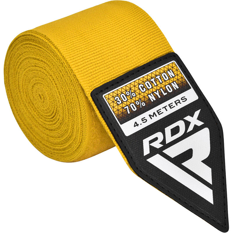 RDX Bandes de Boxe WX Pro 4.5 m – Jaune 2/7
