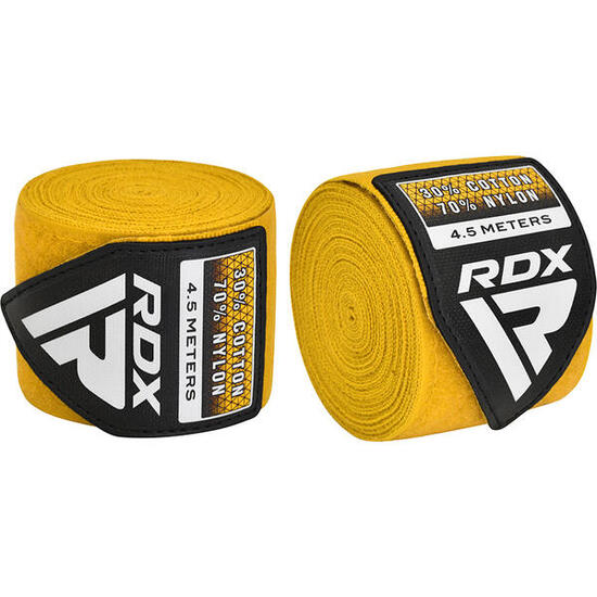 RDX Bandes de Boxe WX Pro 4.5 m – Jaune