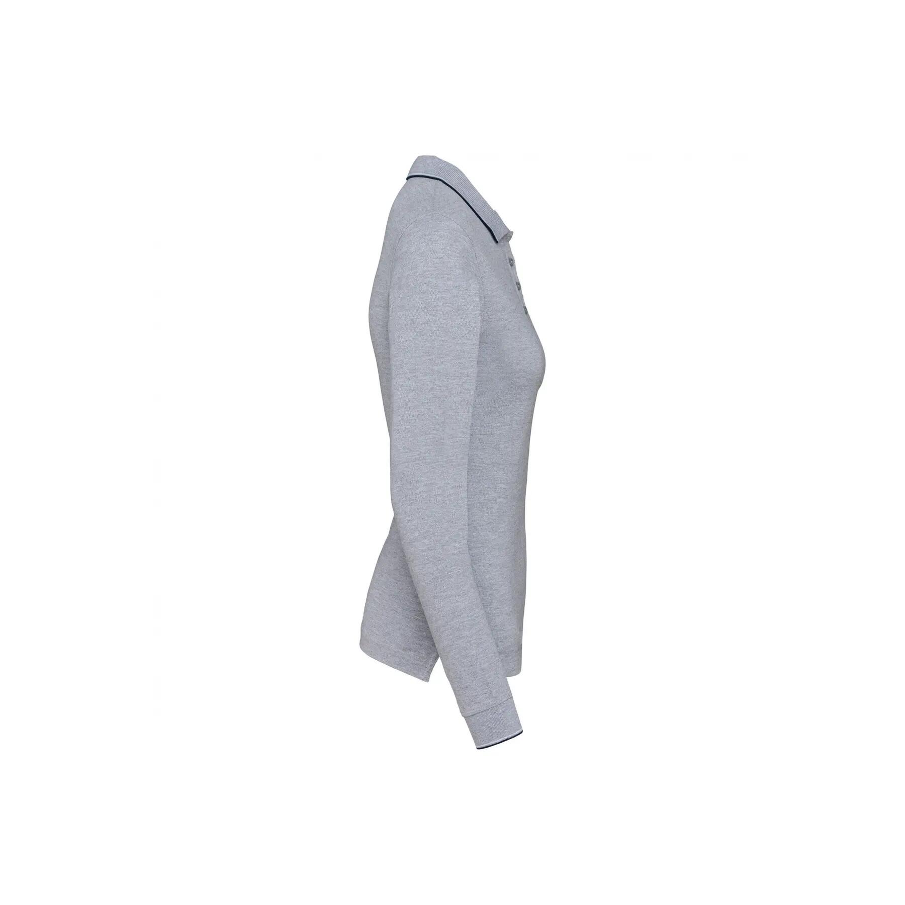 Polo donna a manica lunga in piqué Kariban 3/3