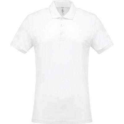 Polo met korte mouwen kariban piqué